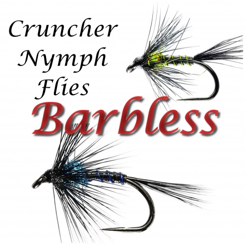 Barbless Cruncher Nymph Flies